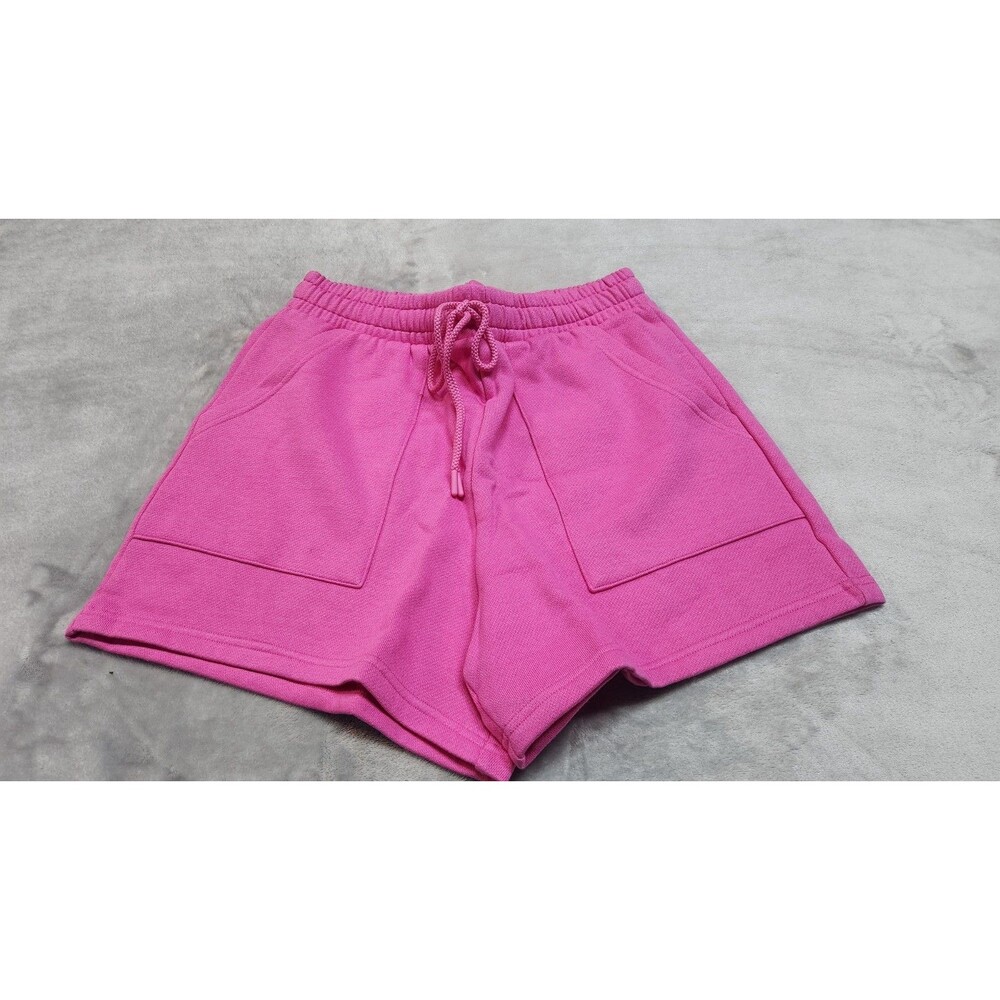 Victoria's Secret PINK Small Bright Pink Ivy Fleece Classic Shorts NWT